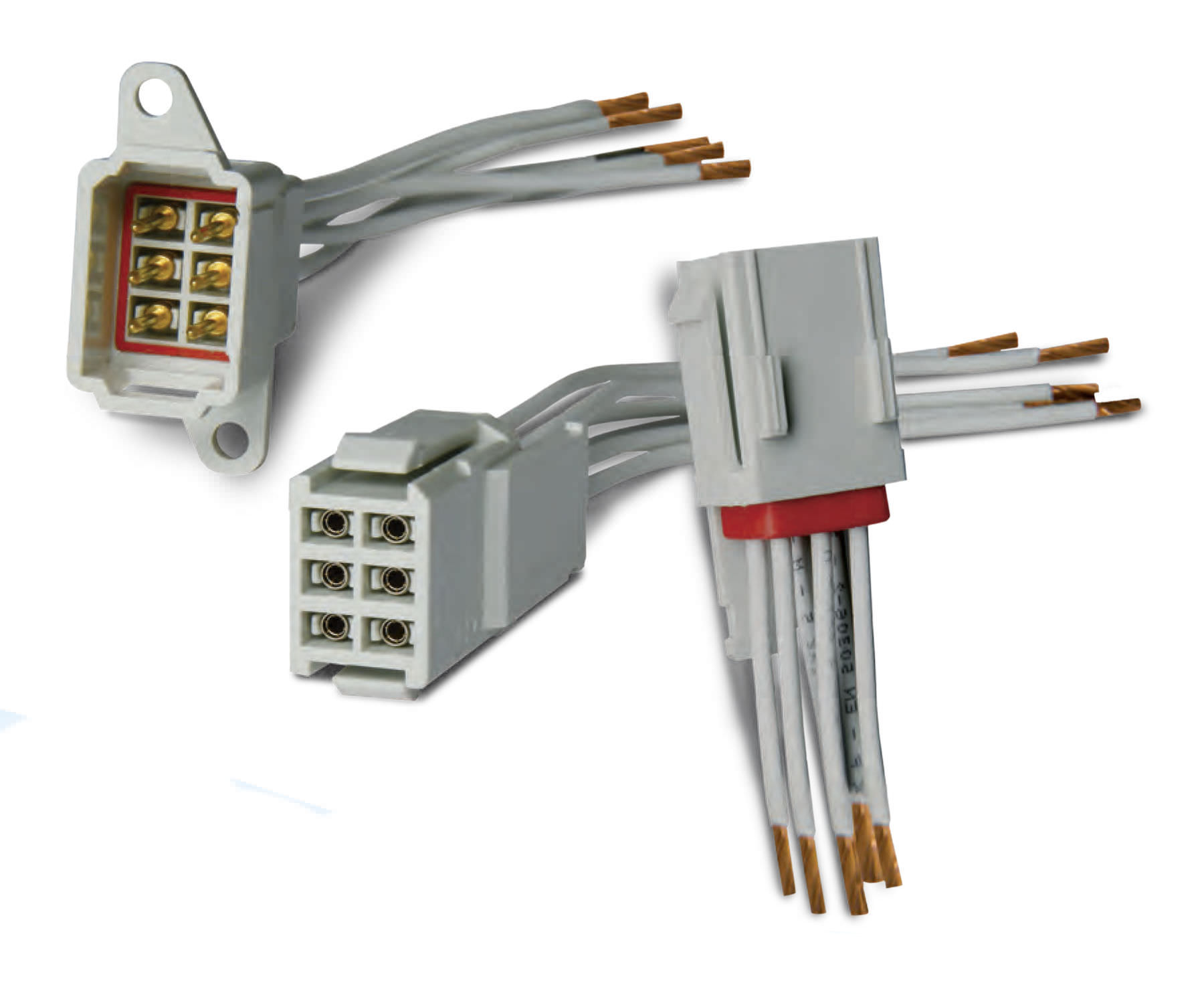 Rectangular connector / waterproof